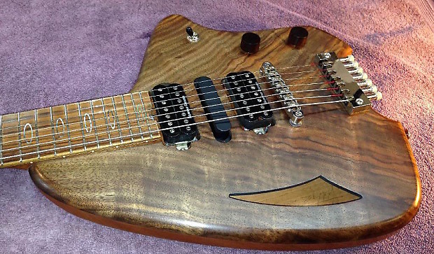 Forshage Orion 7 String Semi Hollowbody Walnut Headless Steinberger Klein