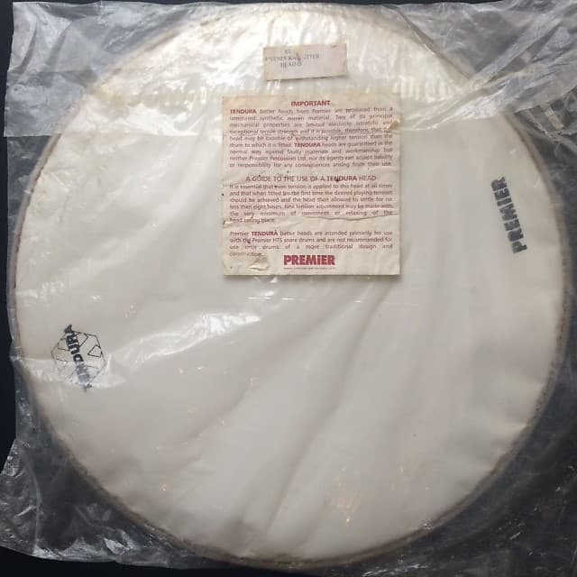 Premier Tendura 14" Marching Snare Head NEW Old Stock Reverb