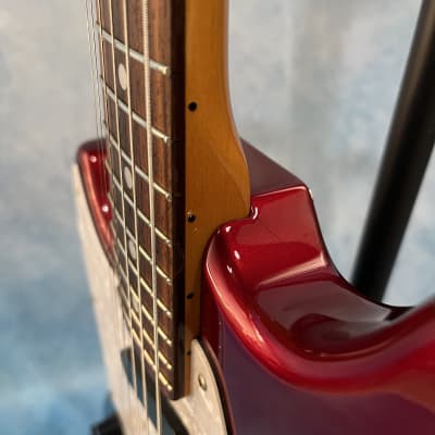 2010 Fender Japan MG-69 Mustang Old Candy Apple Red MIJ LH Left image 9