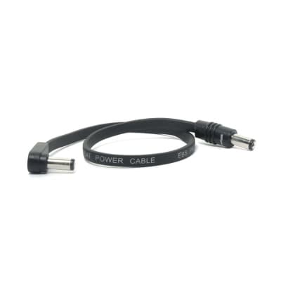 EBS DC1-28 90/0 One-to-One Flat Power Angled to Straight Cable, 28cm for sale