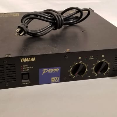 Yamaha P4500 Power Amplifier 1997 Black image 1