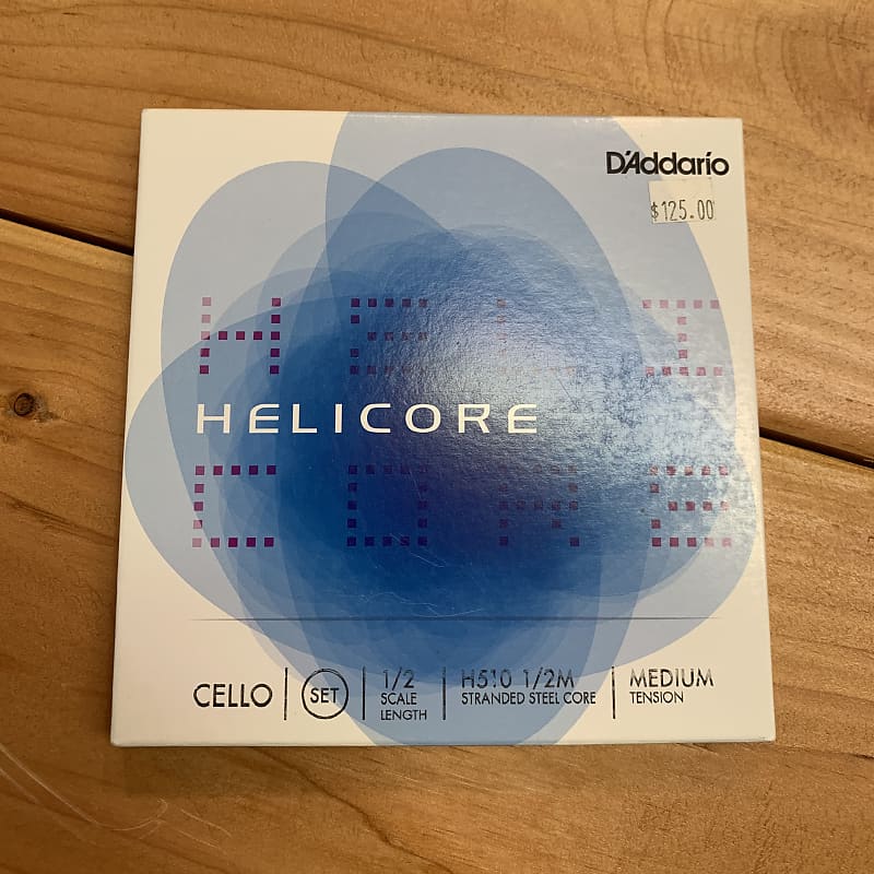 D'Addario Helicore Cello String Set 1/2 Scale H510 1/2M image 1
