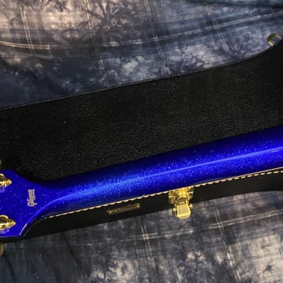 NEW ! 2024 Gibson Special Order Custom Shop Les Paul Custom Dealer Select - Dark Blue Sparkle - Authorized Dealer - 10.45 lbs - G03843 image 9