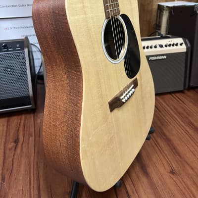 Martin X-Series D-X2E Acoustic Electric Guitar Spruce/ Mahogany HPL 2023 - Natural. w/soft case. New! image 4