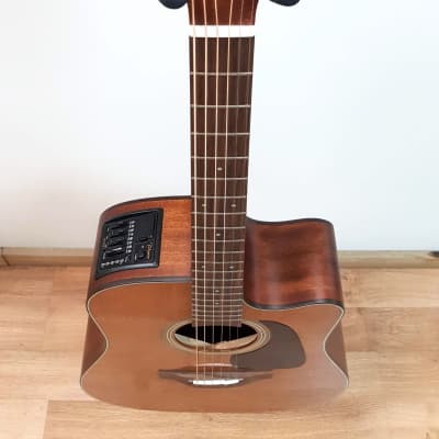 Takamine P1DC Acoustic-Electric Guitar, solid Cedar top, made in JAPAN. Includes case. image 7