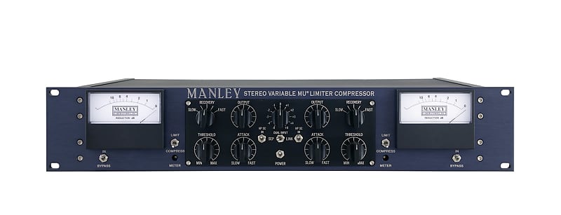Manley Variable Mu Mastering Version Stereo Tube Compressor/Limiter with M/S & T-Bar Mod image 1