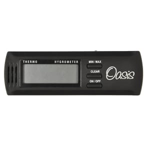 Oasis OH-2 Digital Hygrometer with Case and Clip