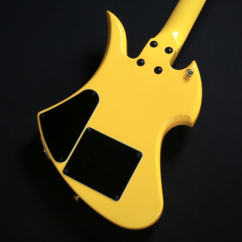 Burny Yellow Heart Jr. YH-JR Mini Guitar (Hide X Japan Signature