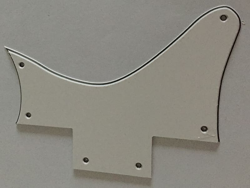 Custom Guitar Pickguard For Washburn WI 64 DL Style (3 Ply White