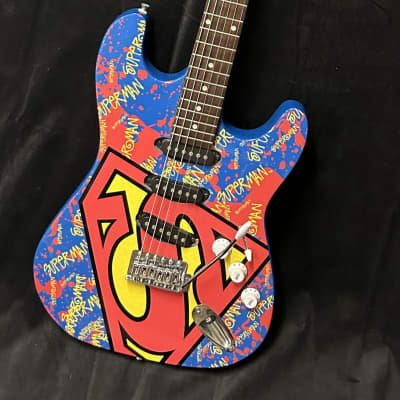 Unbranded Superman Stratocaster style image 2