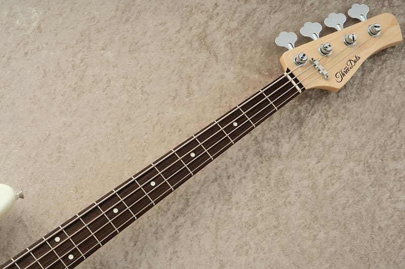Three Dots Guitars JB Plus Alder/Rosewood -Olympic White