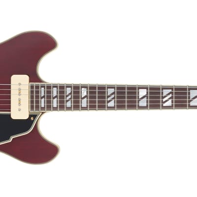 D'Angelico Deluxe Mini DC - Satin Trans Wine image 3