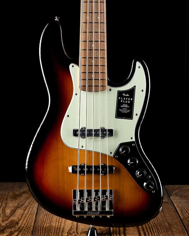Fender Player Plus Jazz Bass V - 3-Color Sunburst - Free Shipping image 1