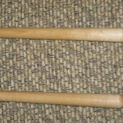 ONE pair new old stock Regal Tip 607SG, GOODMAN # 7 BRILLIANT STACCATO TIMPANI MALLETS - hard oval core covered with oval shaped cream-ish damper white felt, hard rock maple handles / shaft (includes packaging) image 14