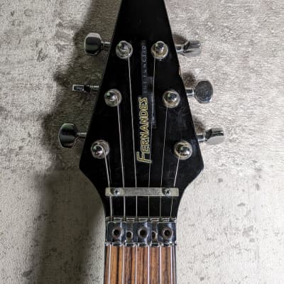 Fernandes BSV Flying V 80's Made in Japan Black FRT Floyd Fernandes BSV Flying V 80's Made in Japan Black FRT Floyd