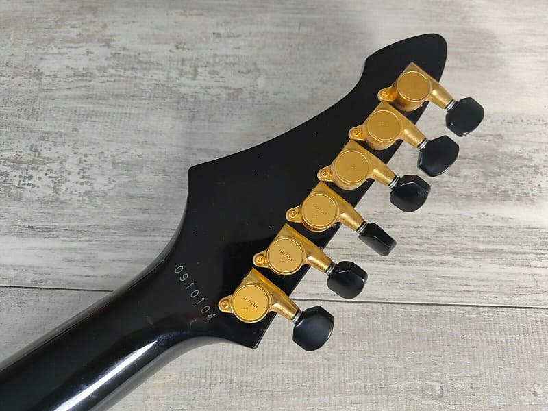 1980's Aria Pro II RS Warrior Custom Neckthrough Superstrat (Black) | Reverb