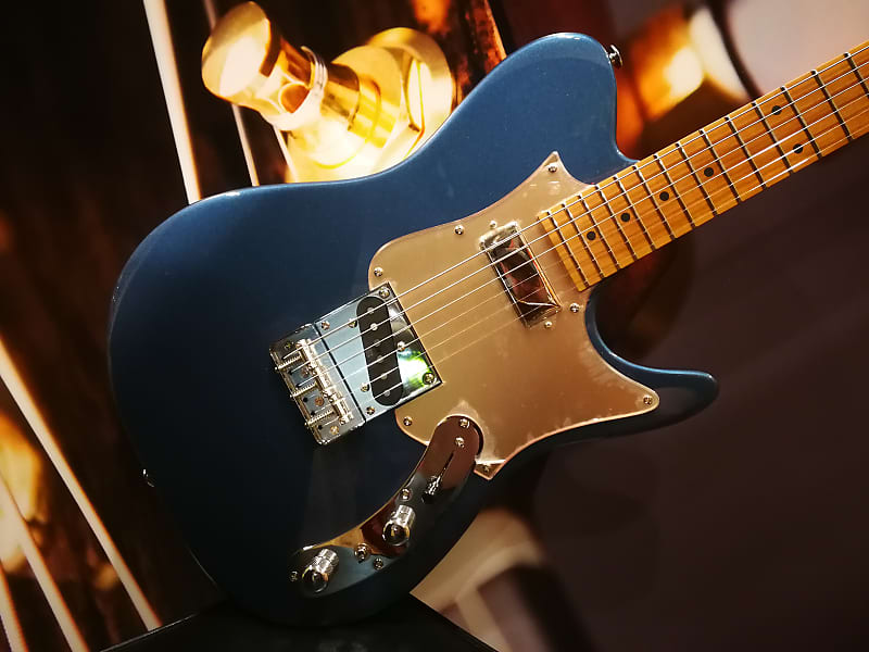 Ibanez AZS2209H-PBM Prestige  E-Guitar 6 String Single Cut - Prussian Blue Metallic + Case image 1