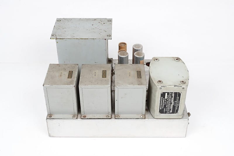 Western Electric Tube Amplifier w/ Huge Transformers! RET D-163351 L-426611 350B  			