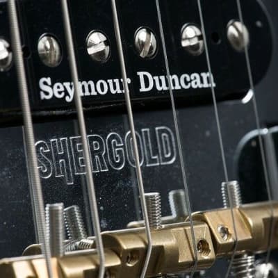 Shergold Masquerader SM02 Thru-Black HSS Electric Guitar image 3