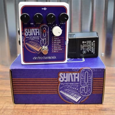 Electro-Harmonix EHX Synth9 Synthesizer Machine Guitar Effect Pedal Synth 9 image 6