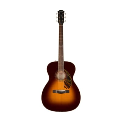 Fender PO-220E Orchestra Electro Acoustic Guitar, Natural