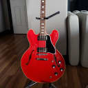 2014 Gibson ES-335 Custom Nashville 1963 Historic Block Reissue - Vintage Cherry w/ OHSC, COA