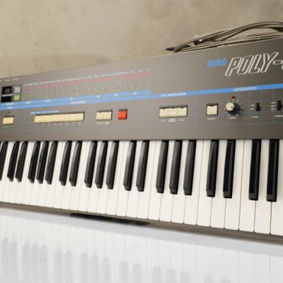 Korg Poly-61 Polyphonic Analog Synthesizer w/ Case Serviced #56025