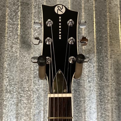Reverend Limited Edition Roundhouse Semi Hollow Body Archtop Vintage Clear Natural Guitar #19 Blem image 3