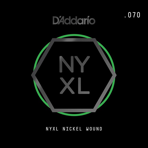 D'Addario NYXL Nickel Wound Electric Guitar Single String .070 image 1
