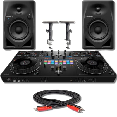 Pioneer DJ DJM-400 & CDJ-400 Pair Limited Black Blue + Custom Case