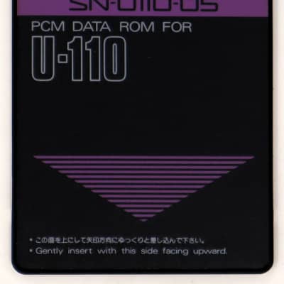 Roland SN-U110-05 Orchestral Strings Sound Library PCM Data Rom Card For U-110