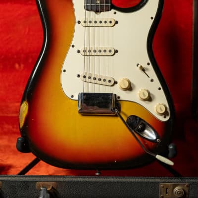 1965 Fender Stratocaster Sunburst Finish w/OHSC image 2