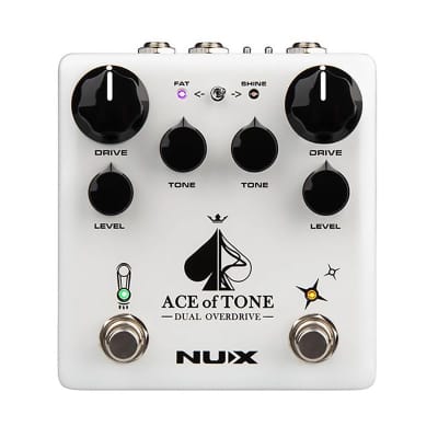 NuX Effects Ace of Tone Dual Overdrive Guitar Effects Pedal NDO5 image 1