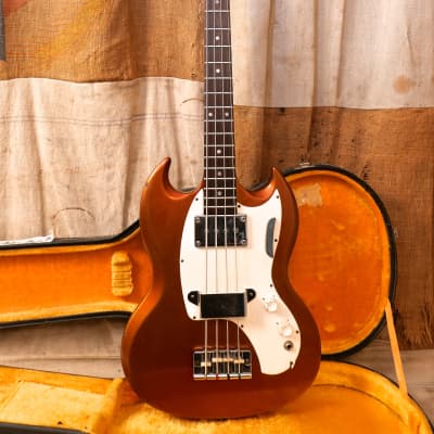 Gibson Melody Maker Bass 1968 - Sparkling Burgundy Metallic image 1