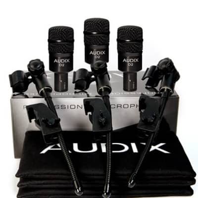 Audix D2 Trio Microphone 3 Pack With DVice Clamps image 2