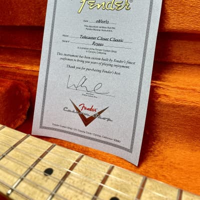 Fender Custom Shop Closet Classic Telecaster 2013 - Dakota Red image 3