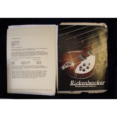 1964 Rickenbacker model 1996 Rose Morris fireglo image 11