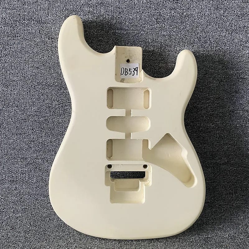 HSH Cream Basswood Stratocaster Strat Style Guitar Body | Reverb