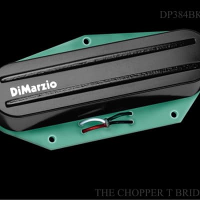 DiMarzio The Chopper T Tele Bridge Pickup DP384BK Black image 2