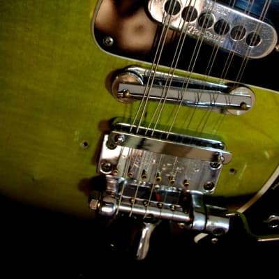 Burns DOUBLE SIX 1964 Green Sunburst. Maybe the RAREST BURNS GUITAR. With Tremolo System. Incredible image 19