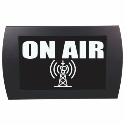 On Air LED Sign RED Radio Podcast Recording Studio USB Power