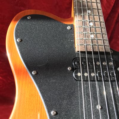 Martyn Scott Instruments "Custom 72" Handbuilt Partscaster Guitar in Mocha Ash with Black Sparkle Plate image 21