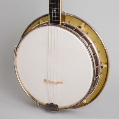 Gibson  TB-4 Tenor Banjo (1924), ser. #11078A-50, black hard shell case. image 3