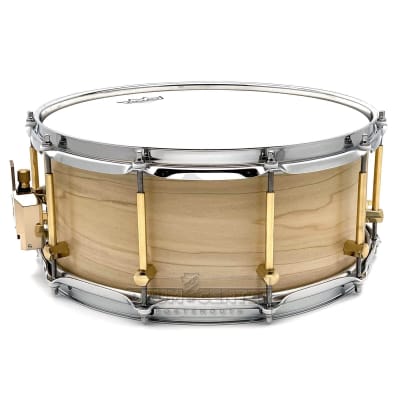 Noble & Cooley Solid Shell Classic Tulip Snare Drum 14x6 Natural Oil image 2