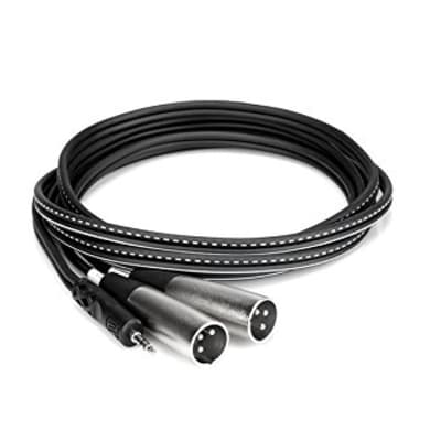 Hosa - CYX-402M - 3.5 mm TRS to Dual XLR3M Stereo Breakout Cable - 6.5 feet image 2