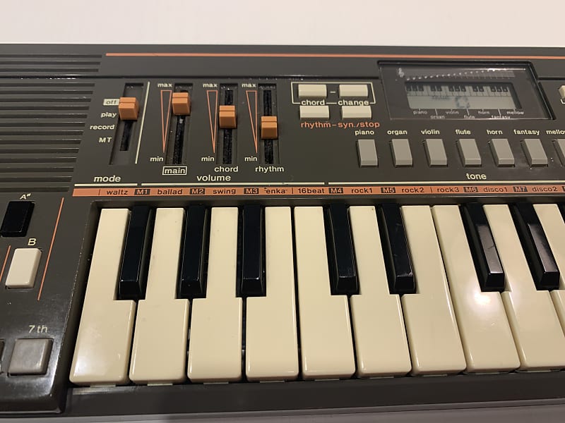 Casio PT-31 Electronic Grey Keyboard + Original Box and