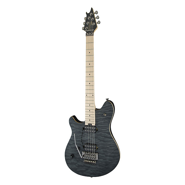 EVH Wolfgang Standard Left Handed Trans Black Quilt Guitar Reverb