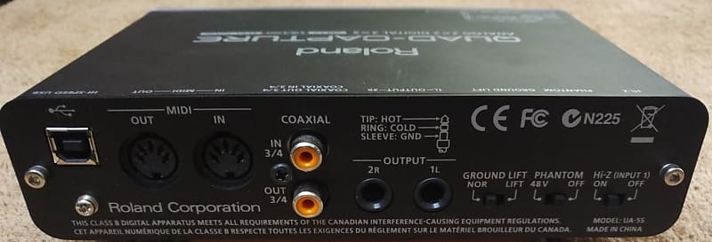 Roland UA-55 Quad-Capture USB 2.0 Audio Interface | Reverb Canada