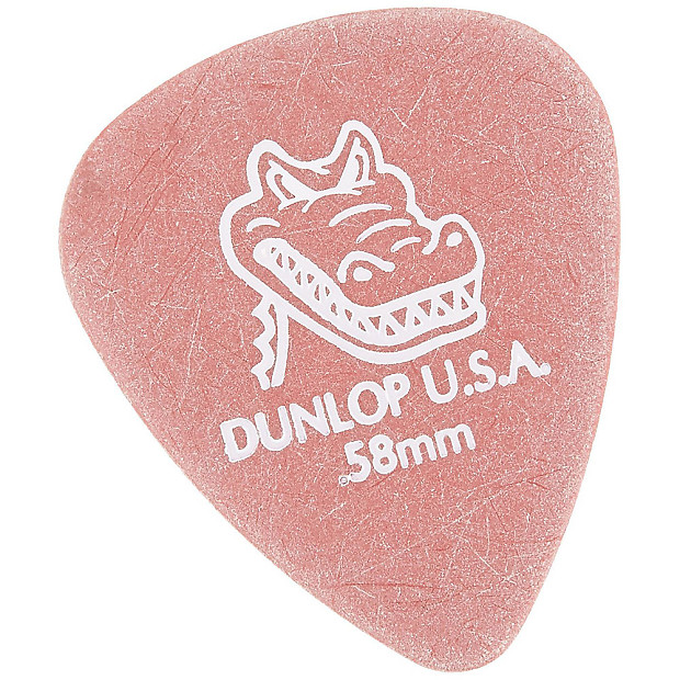 Dunlop 417P58 Gator Grip .58mm Guitar Picks (12-Pack) image 1