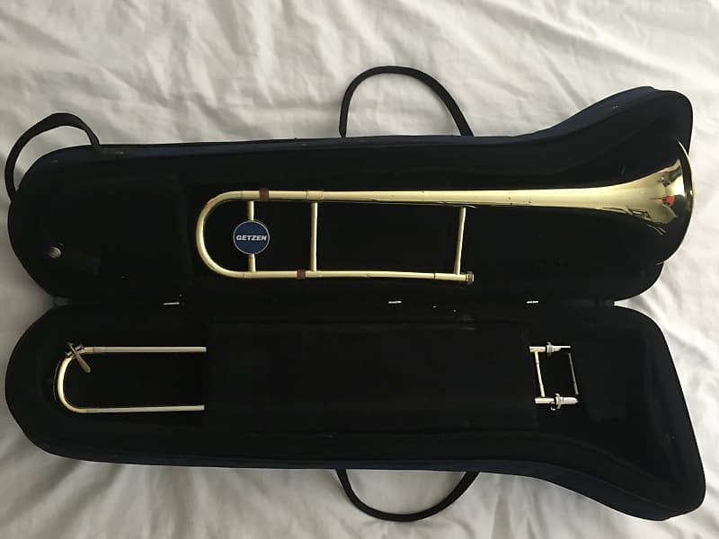 Getzen 300 Series Brass Trombone Made in the USA Reverb